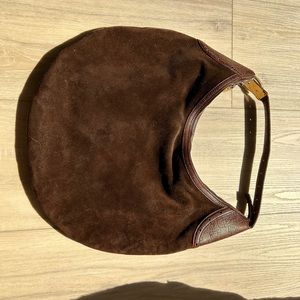 Vintage Gucci boho suede bag